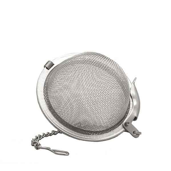 Infusor de té: bola de acero con cadena