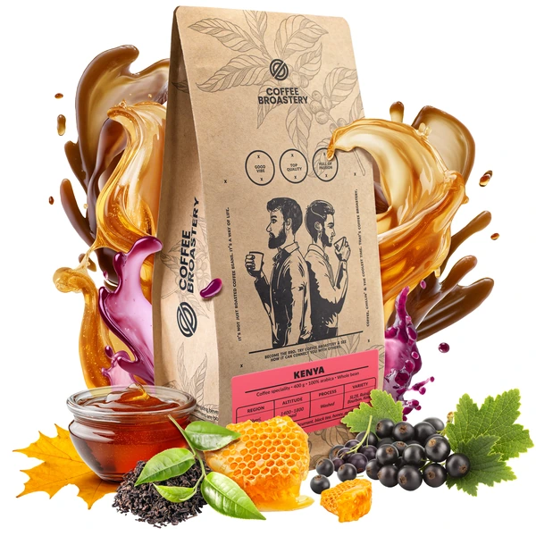 Bro Coffee Roastery: café de especialidad de Nyeri (Kenia) con notas de grosellas negras, miel y té negro.