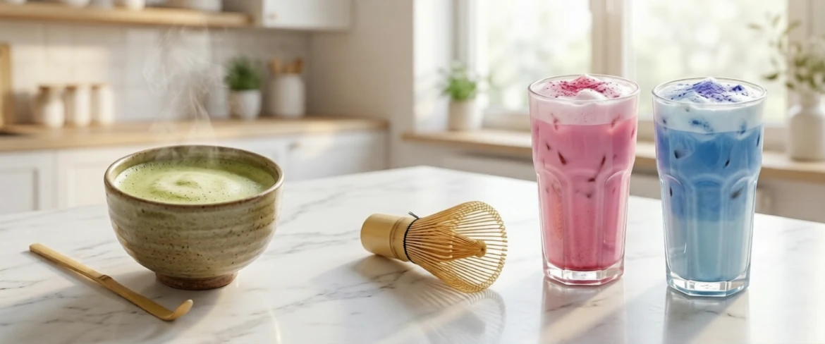 El té verde tradicional frente al colorido matcha: ¿contiene cafeína el matcha? Comparación de propiedades