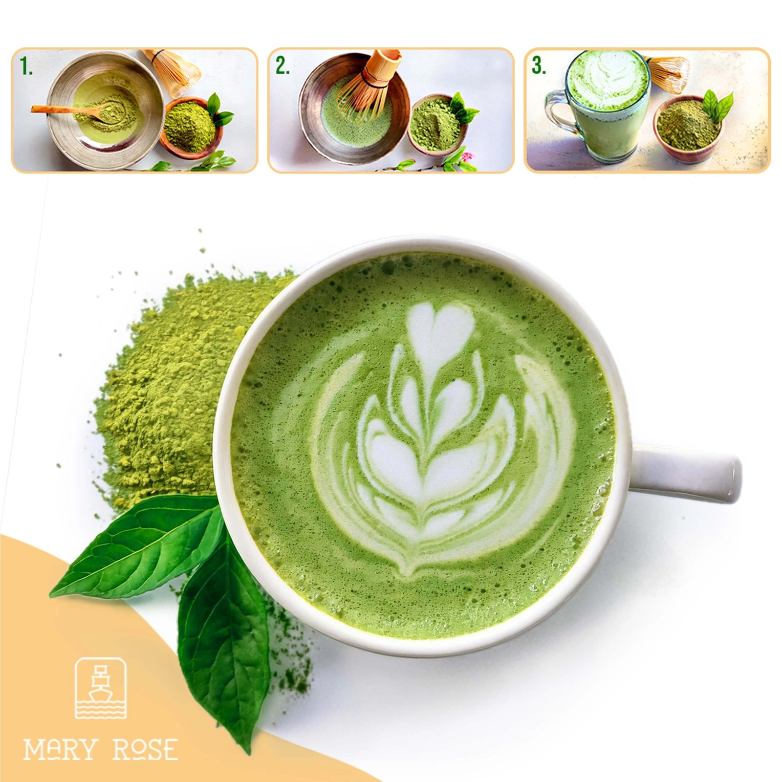 Cómo preparar un matcha latte paso a paso