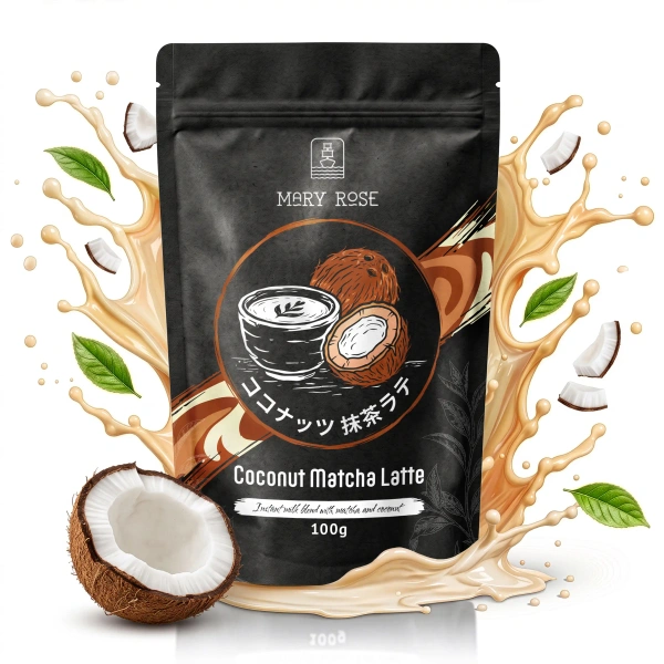 Mary Rose Coconut Matcha Latte: matcha con leche de coco.