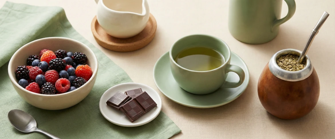 Polifenoles y saponinas naturales en la dieta: yerba mate y productos vegetales