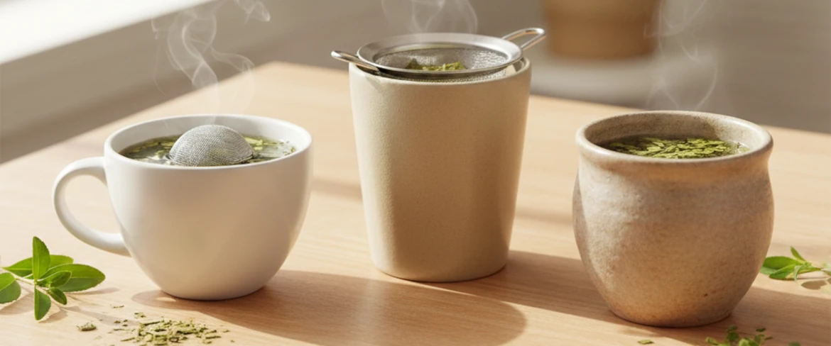 Cómo tomar yerba mate en una taza: yerba mate con infusor, colador o sin accesorios.