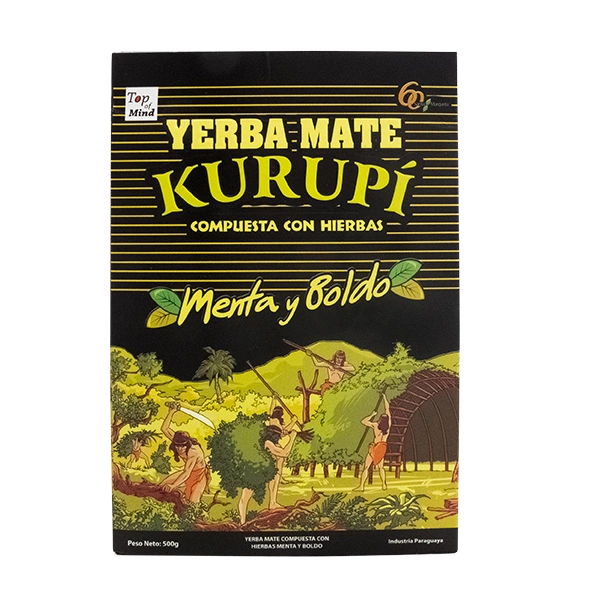 Kurupi Menta y Boldo Yerba mate paraguaya