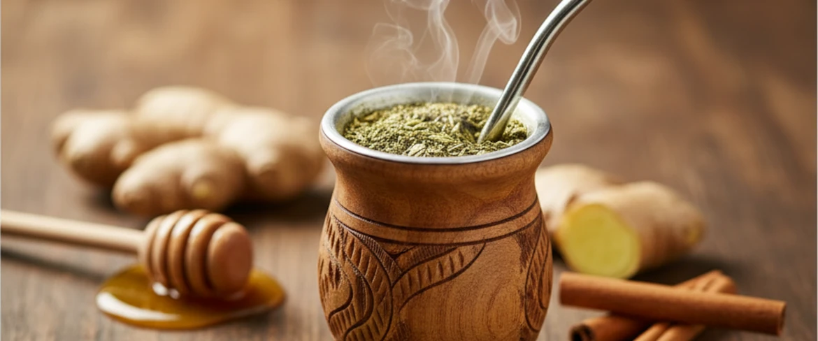 Yerba mate con jengibre