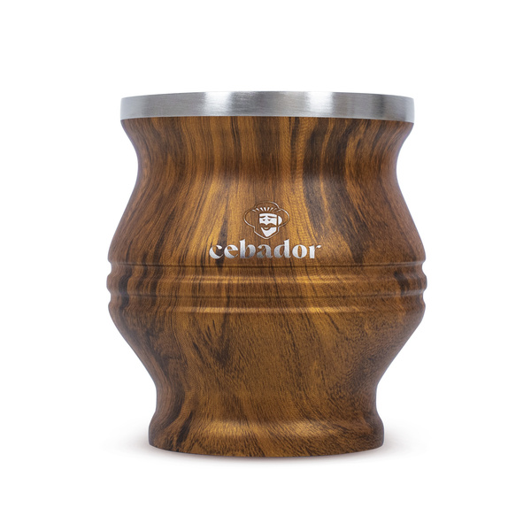 TermoColador – vaso térmico para yerba mate – 190 ml (color madera)
