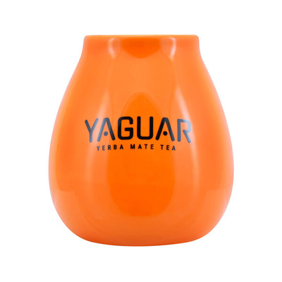 Calabaza de cerámica con logo de Yaguar - 350 ml