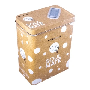 Yerbera – Lata metálica + Soul Mate Orgánica Guayusa 0,5 kg