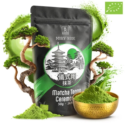 Mary Rose – Té verde Matcha Tenno japonés (BIO) Ceremonial 50 g