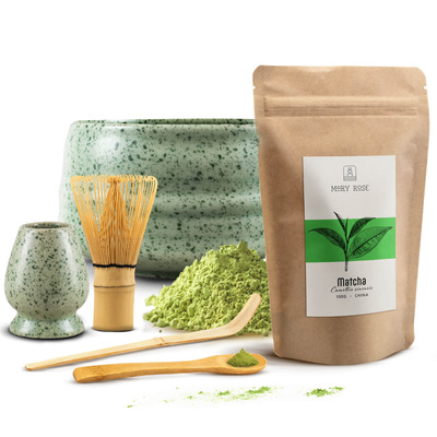 Juego para preparar té matcha