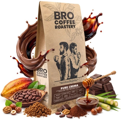 Bro Coffee Roastery – Café en grano Pure Crema 400 g