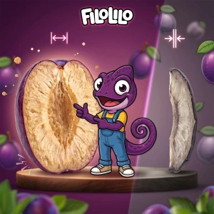 FiloLilo – Ciruelas liofilizadas (mitades) 20 g