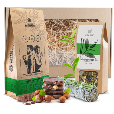 Set de regalo de Café Bro Coffee Roastery + Té + Salvia Blanca Incienso