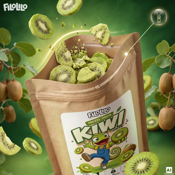 FiloLilo – Kiwi liofilizado (rodajas) 100 g