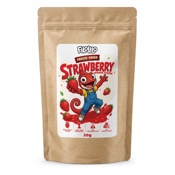 FiloLilo – Fresas liofilizadas (enteras) 20 g