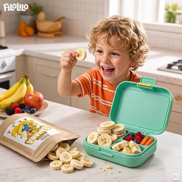 FiloLilo – Bananas liofilizadas (rodajas) 20 g