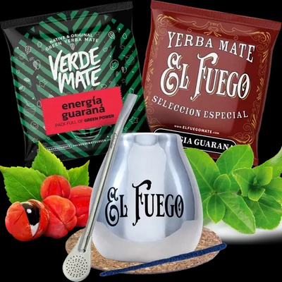 Set de Yerba Mate Calabaza + Bombilla