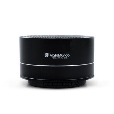 Altavoz con el logotipo de MateMundo