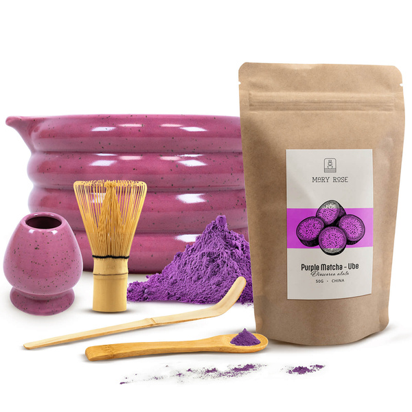 Set para preparar Purple Matcha