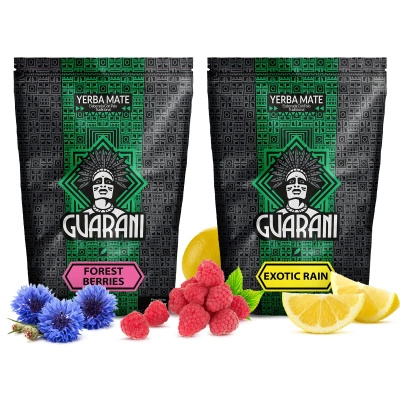 Yerba Mate Guarani Fruta Dúo 2x500g conjunto