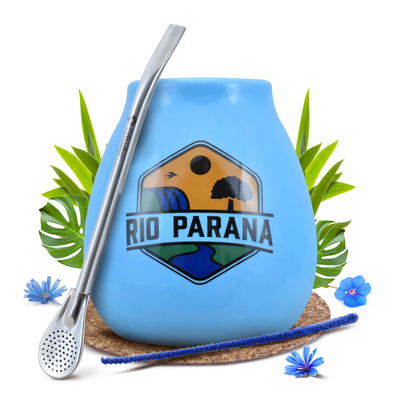 Yerba Mate set de inicio Calabaza + Bombilla