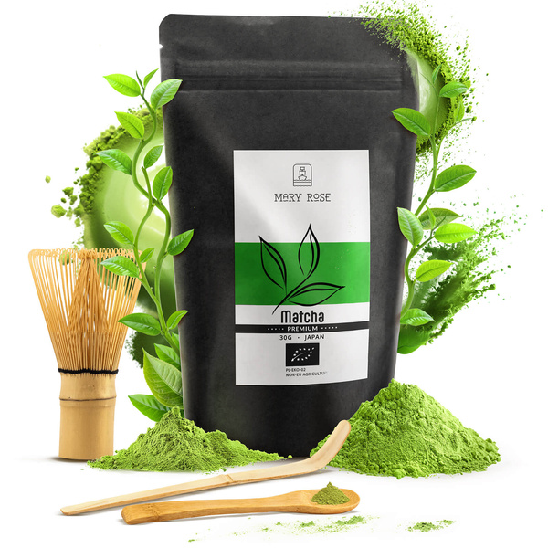 Set PREMIUM para preparar té matcha: matcha BIO japonesa 30g + accesorios