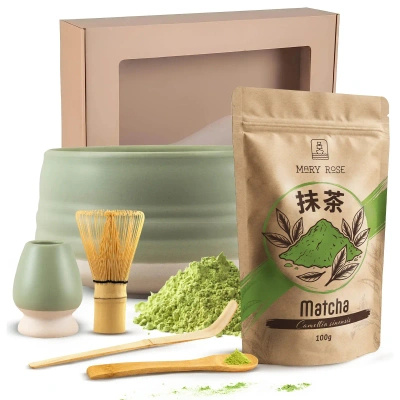 Set de regalo para preparar té matcha