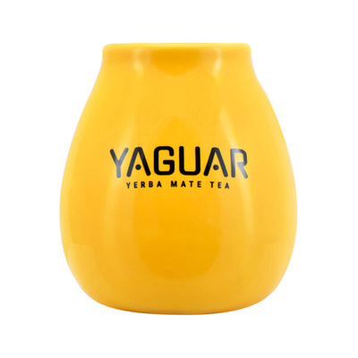 Calabaza de cerámica con logo de Yaguar - 350 ml