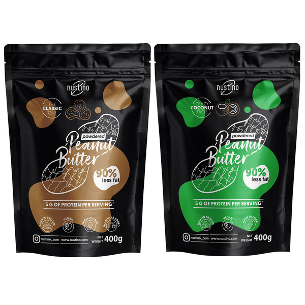 Nustino - Mantequilla de maní en polvo - 2 x 400 g