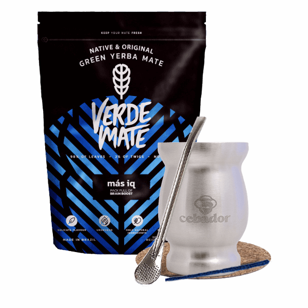 Kit de inicio de Yerba Verde Mate Green IQ 0.5kg