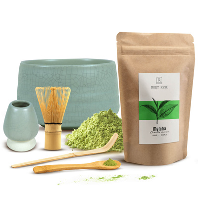 Juego para preparar té matcha