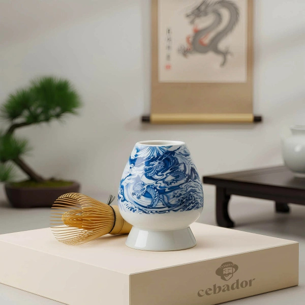 Set ceremonial para preparar té matcha: matcha BIO japonesa 30g + accesorios