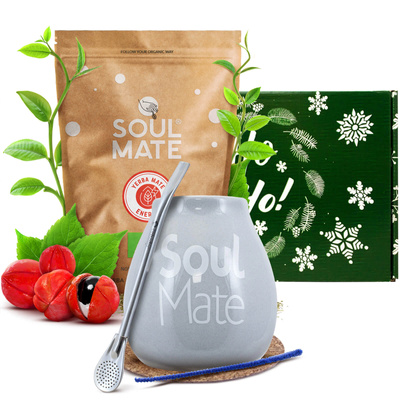 Set de regalo de Yerba Mate Soul Mate Energia 0,5kg