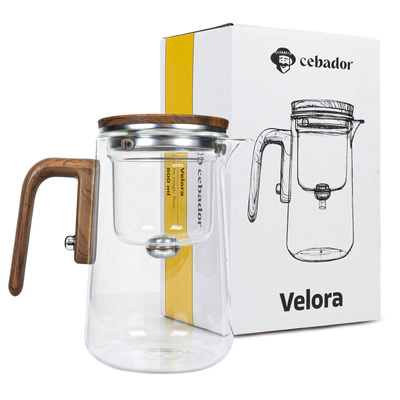 Tetera de vidrio con infusor magnético Velora 800 ml