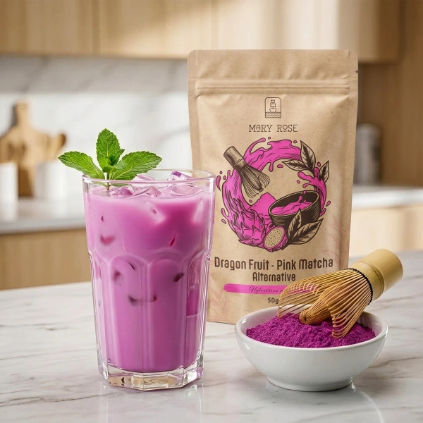 Mary Rose – Pink Matcha Alternative – Fruta del dragón (en polvo) 50 g
