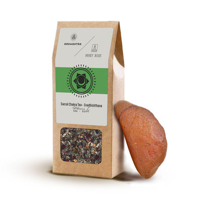 Set para Chakra Sacro (Svadhishthana): té de chakra + piedra mágica