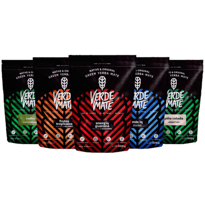 Yerba Mate Energia - varias marcas - 5 x 500 g