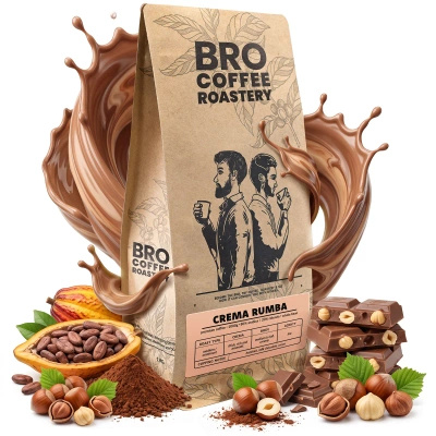 Bro Coffee Roastery – Café en grano Crema Rumba 1 kg