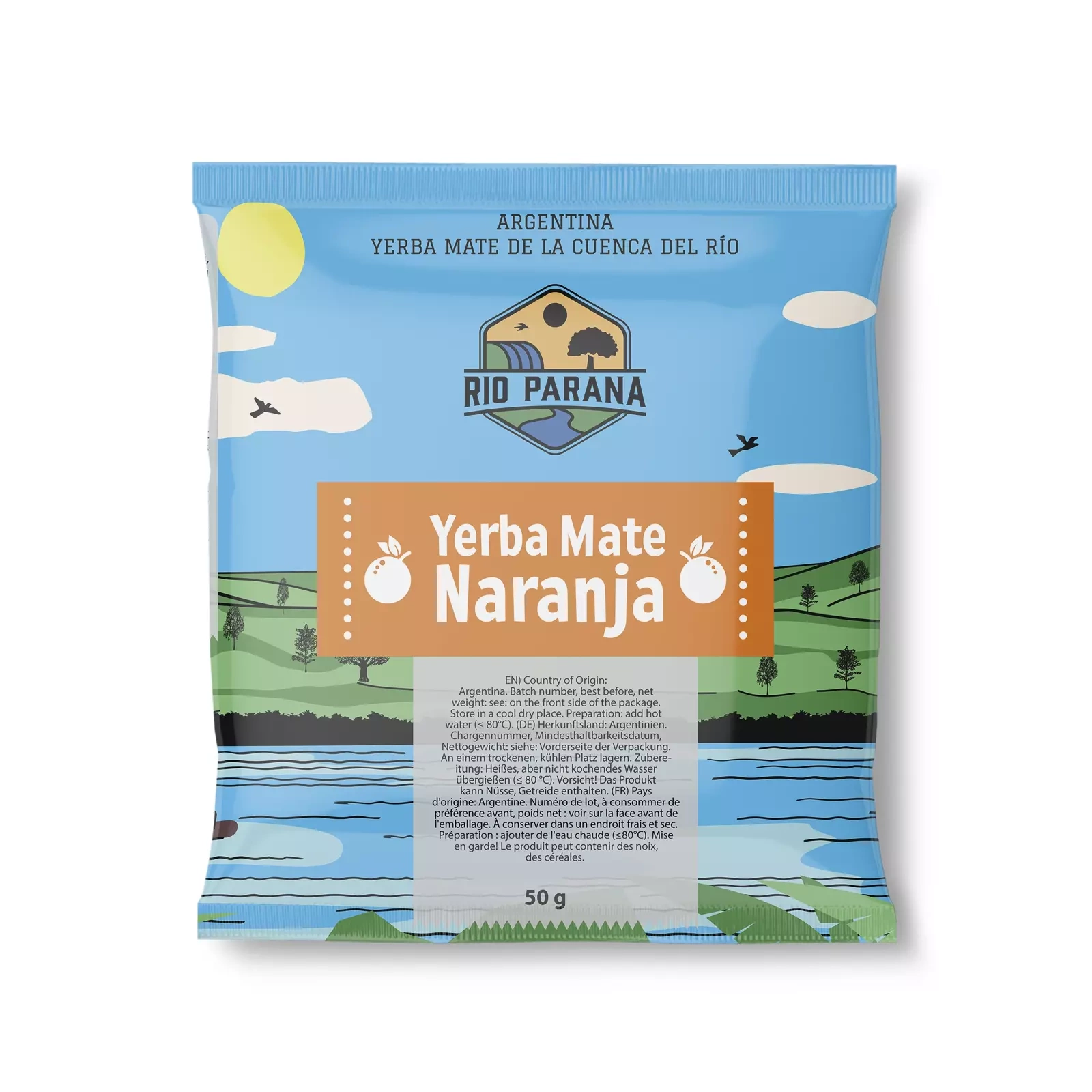 Rio Parana Naranja – packaging