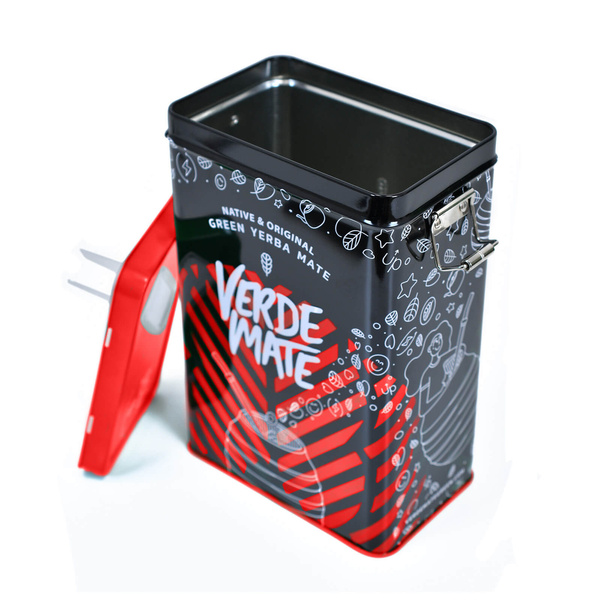 Yerbera – Lata metálica + Verde Mate Green Energia Guarana 0,5 kg