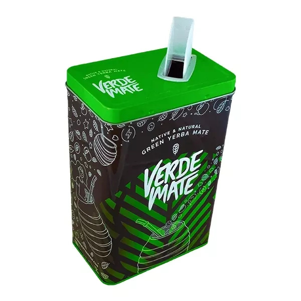 Yerbera – Lata metálica + Verde Mate Green Hangover 0,5 kg