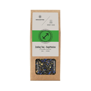 Set para Sagitario: té del zodíaco + piedra mágica