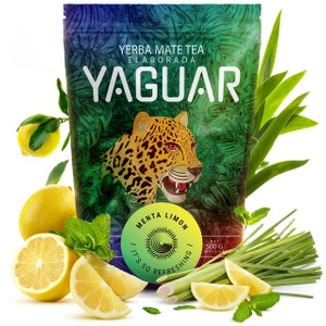 SET de principiantes para dos - Yerba Mate Yaguar Naranja 500g + Yaguar Menta Limon 500g