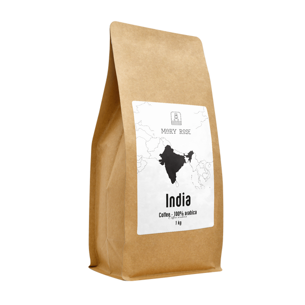 Mary Rose -  café arábica en grano - India Karnataka premium 1 kg