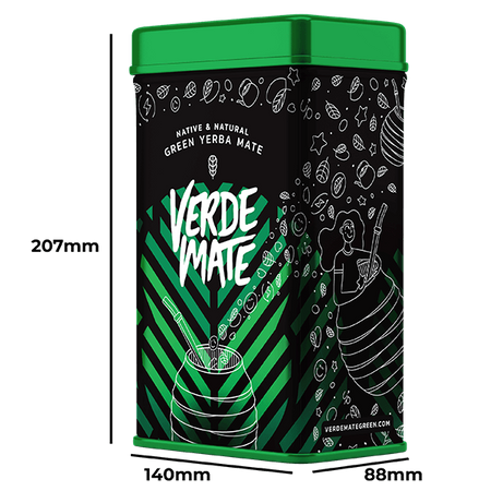 Yerbera – lata con Verde Mate Green Detox 0,5kg 