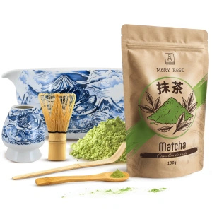Juego para preparar té matcha