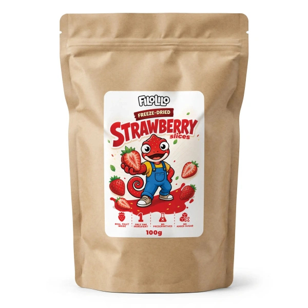FiloLilo – Fresas liofilizadas (en rodajas) 100 g