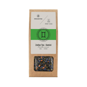 Set para Géminis: té del zodíaco + piedra mágica
