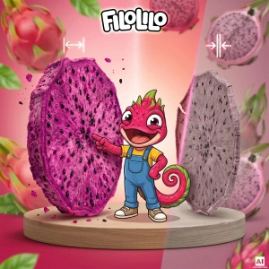 FiloLilo – Pitaya liofilizada (rodajas) 100 g