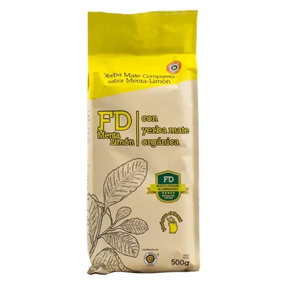 Fede Rico (FD) Menta Limón 0,5 kg 500 g – yerba mate paraguaya